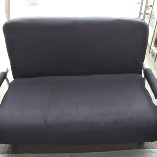 ［ソファーベッド黒］⁑リサイクルショップヘルプ