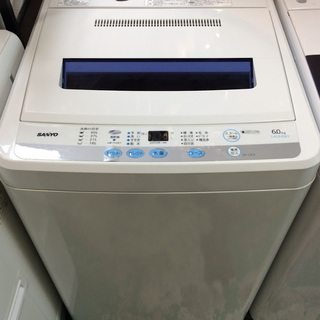 【送料無料・設置無料サービス有り】洗濯機 SANYO ASW-60D 中古