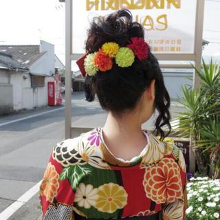 お手軽ヘアセット１，５００円の画像