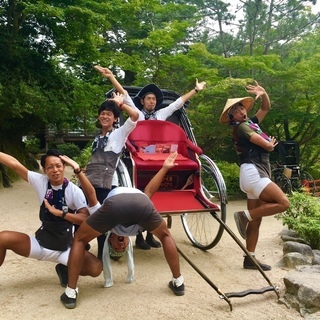 【人力車STAFF】面接時はフェリー乗り場まで人力車でお迎えします♪《1日体験》もOK★の画像