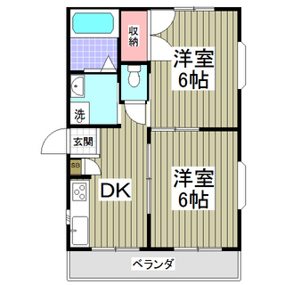 🉐初期費用5万円🙂2DKで家賃56000円！上福岡駅徒歩８分！池袋へ３０分♪ - 不動産