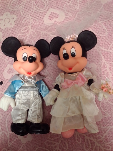ミッキー＆ミニー　ウェディングドール