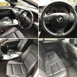 BMW 528i Mスポーツ ツーリング ワゴン 黒革シート iDrive 8速AT 18インチAW フルセグTV HDDの画像