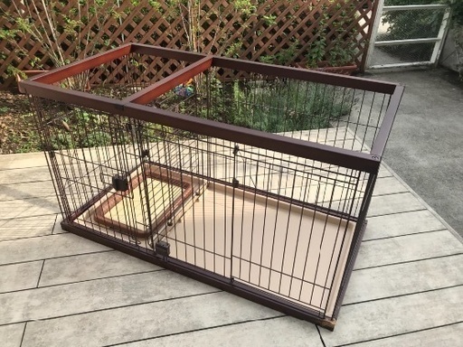 ペティオ 木製ペット用ゲージ