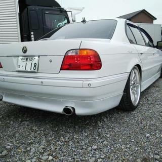 kw車高調 bmw e38 735i アルピンホワイト の画像