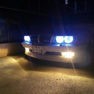 kw車高調 bmw e38 735i アルピンホワイト の画像