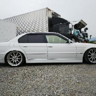kw車高調 bmw e38 735i アルピンホワイト の画像