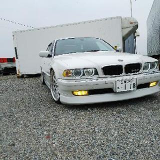 kw車高調 bmw e38 735i アルピンホワイト の画像