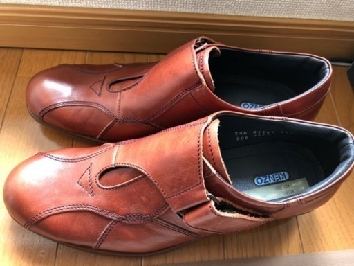 【新品】KENZO 革靴 25.5㎝
