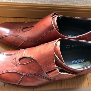 【新品】KENZO 革靴 25.5㎝の画像