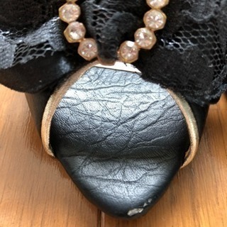 【美品】結婚式 靴 ヒール 23㎝の画像