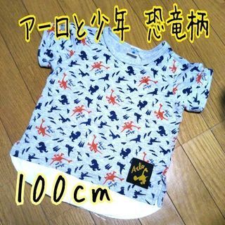 100cm 重ね着風 恐竜柄
