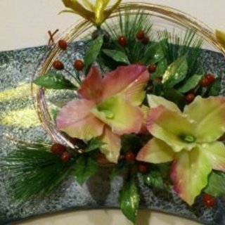 花のクレイクラフトの画像