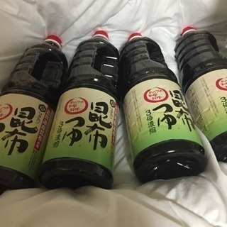 格安 ワダカン 昆布つゆ 1.8リットル  4本の画像