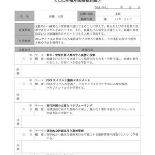 【沖縄 介護人材育成】個別研修計画の作成支援も！「介護×ビジネススキル」介護職員育成研修（特定処遇改善加算　中堅職員　若手職員　人材育成・個別研修計画　イコールパートナー　沖縄県南風原町　社内研修　実践ノウハウセミナー）の画像