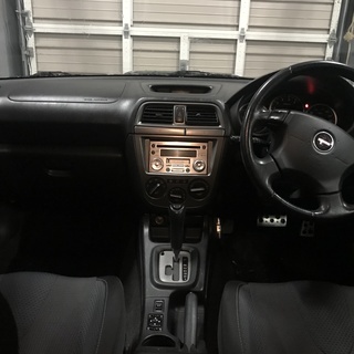 スバル インプレッサ ＷＲＸ 機関好調♪ 4WD ＧＤＡ H15 MTモード付ＡＴ 修復歴なし ブラック！の画像