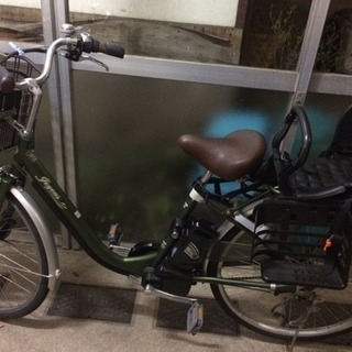 電動アシスト自転車(子供イスと空気入れ付き)