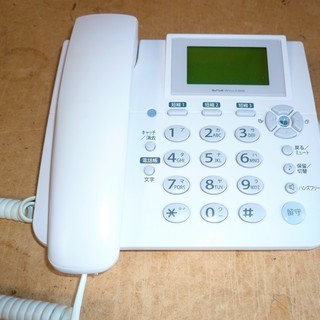 ① ワイモバイル Y!MOBILE エイビット ABIT WX05A イエデンワ2 固定電話型PHS◆固定回線にも接続できる、据え置き型ケータイの画像
