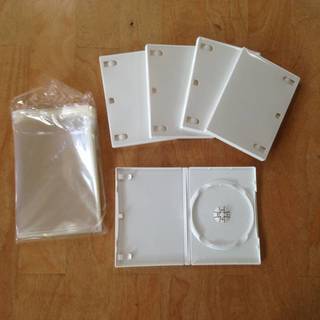 【新品・未使用】★ DVDトールケース １枚入り 10冊とペコち...
