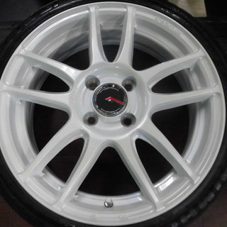 ホイール未使用品ですので綺麗ですよ★Gゲームス　5J+45★中古165/45R16付き★ムーヴ　ワゴンR　タント　ミラ　アルト　N-BON　N-WGNなど   