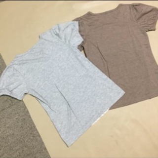 【新品】双子コーデ★レース使い半袖Tシャツ Mの画像