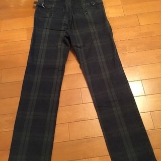 ナチュラルランドリー NATURAL LAUNDRY ブラックウォッチパンツの画像