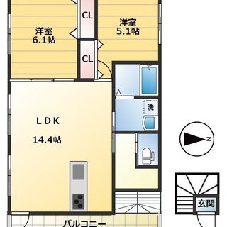 【大型犬ご相談ください！】小平市・２ＬＤＫ・駐車場無料♪ - 不動産