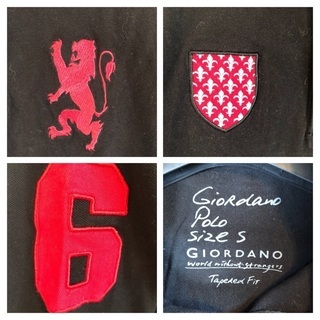 GIORDANO　POLO　Sサイズ　美品の画像