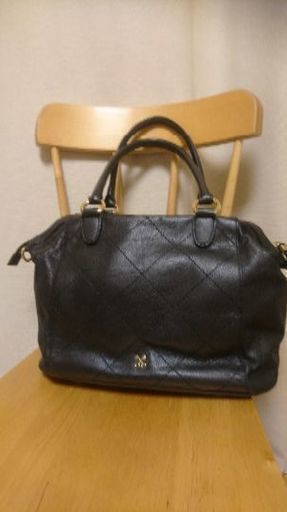 【終了】SAZABY 黒レザーバッグ