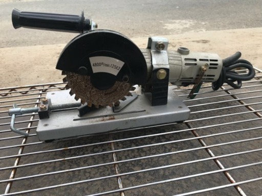 ミタチ　MITACHI　カットオフグラインダー　MGC-125lxs　ニューハーレー　電動工具　電気ディスクグラインダ　作業　現場作業 管理番号285