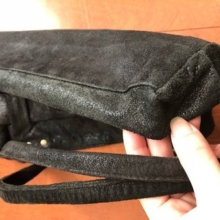 おしゃれ♡レイジースーザン黒リボン ショルダーバッグの画像