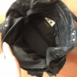 おしゃれ♡レイジースーザン黒リボン ショルダーバッグの画像