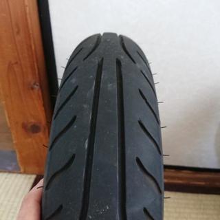 シグナスxタイヤ付きホイール前後の画像
