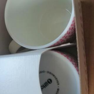 新品 レア 廃盤 イッタラ クルク 野田琺瑯 ITTALA kulku マグカップ レッド 2個セット フィンランド アラビア  劇レアの画像