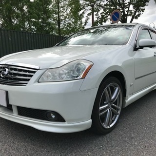 ★フーガ　車検31/7　350GTスポーツパッケージ　黒革　SR...