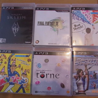 PS3本体＋ソフト12本＋ジャンク本体の画像