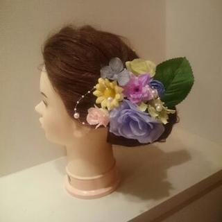 成人式★和装花飾りの画像