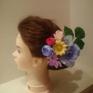 成人式★和装花飾りの画像