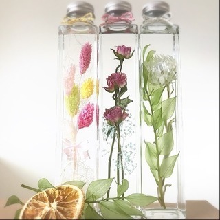 初心者歓迎🌺ハーバリウム体験レッスン🌺親子歓迎の画像