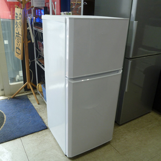 南12条店 ハイアール 2ドア冷蔵庫 2017年製 121L JR-N121A ホワイト