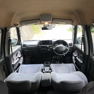 【売約済】平成15年 エブリィワゴン JOY POP  ターボ シルバー 走行12.5万キロ 車検30年7月迄の画像