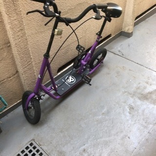 キックボード自転車の画像