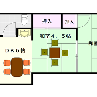 【Ｌタイガーマンション】1号タイプ！2DKタイプ！古いからってバ...