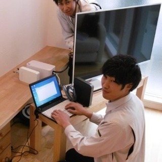 セキュリティ工事の配線接続　新築現場のプレハブ仮設電気工事　その他の画像