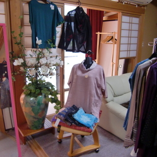 着物リメイクの展示会です