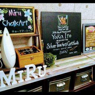 千葉県柏市のチョークアート教室&販売　MiRu ChalkArt 