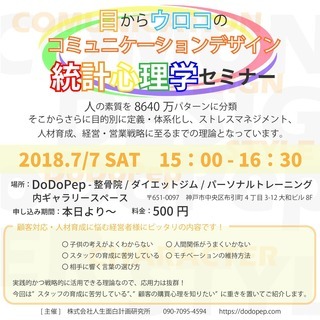目からウロコの統計心理学セミナーの画像