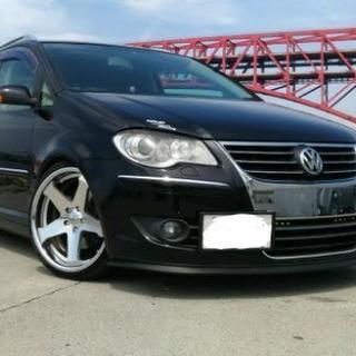 値下げ　VW ゴルフトゥーラン　2007年式　カスタム多数　車検付き