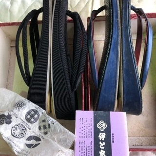 伊と忠  和装小物 年代物 2足の画像