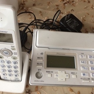 値下げ！【中古美品】ゴードレス電話機 子機付きの画像